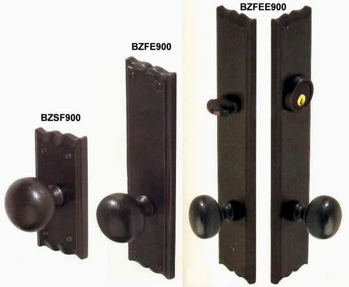 bronze door hardware